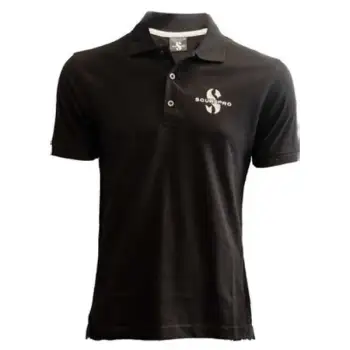Scubapro Sea Diving Center Short Sleeve Polo Noir S Femme