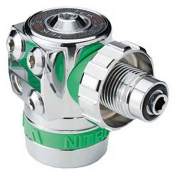 Apeks Tek3 Nitrox Left 1st Stage Regulator Argenté