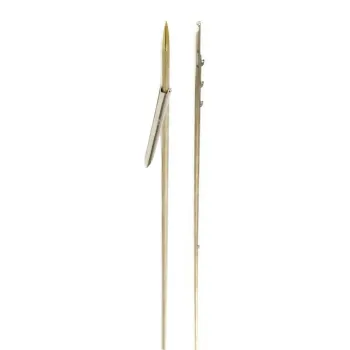 Sigalsub Tahitian Shaft Hrc With Shark Fins Single Barb 6.75 Mm Doré 125 cm