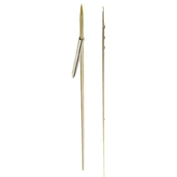 Sigalsub Tahitian Shaft Hrc With Shark Fins Single Barb 7.5 Mm Doré 140 cm