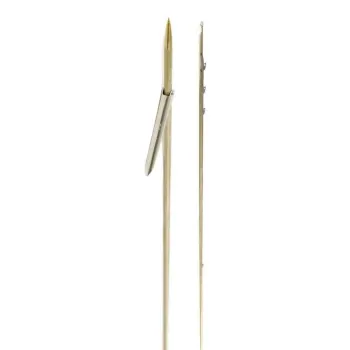 Sigalsub Tahitian Shaft Hrc With Shark Fins Single Barb 7 Mm Doré 160 cm