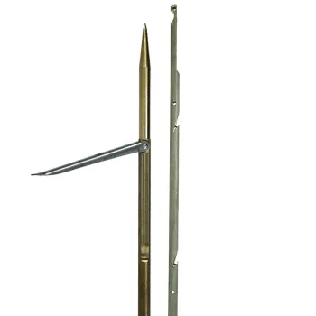Sigalsub Tahitian Spearshaft Notched Single Barb 7 Mm Doré 120 cm