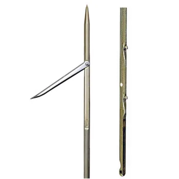Sigalsub Tahitian Spearshaft Single Barb 7.5 Mm Argenté 94 cm