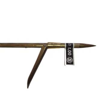Sigalsub Hrc Tahitian With Cone Single Flopper Spearshaft 8.00 Mm Doré 125 cm