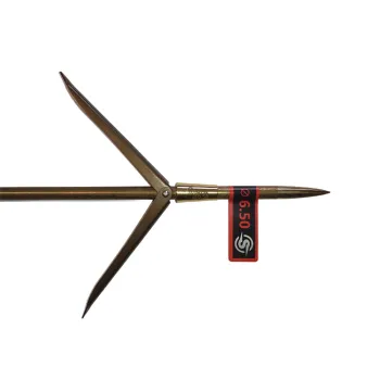 Sigalsub Hrc Tahitian With Cone Double Flopper Spearshaft 6.50 Mm Doré 130 cm