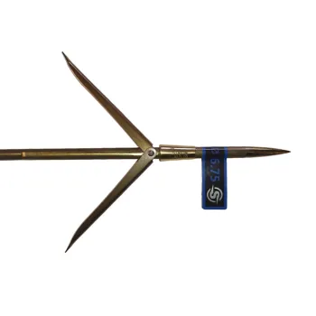 Sigalsub Hrc Tahitian With Cone Double Flopper Spearshaft 6.75 Mm Doré 160 cm