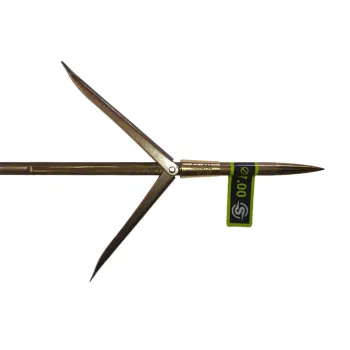 Sigalsub Hrc Tahitian With Cone Double Flopper Spearshaft 7.00 Mm Doré 115 cm
