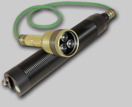 LAMPE / PHARE DE PLONGéE GREEN FORCE
