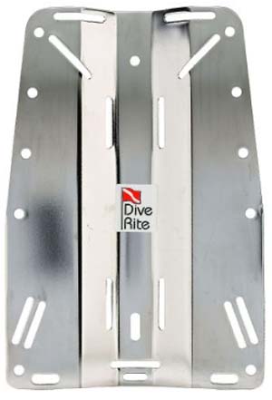 Gilet stabilisateur (stab) Dive Rite Backplate acier inoxydable